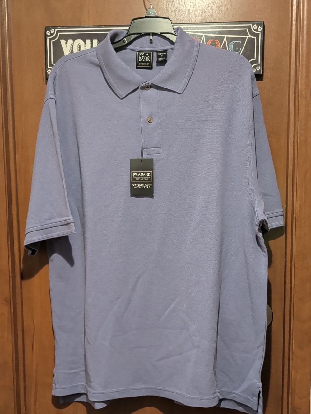Men’s Polo Shirt - Dark Lavender Traditional Fit